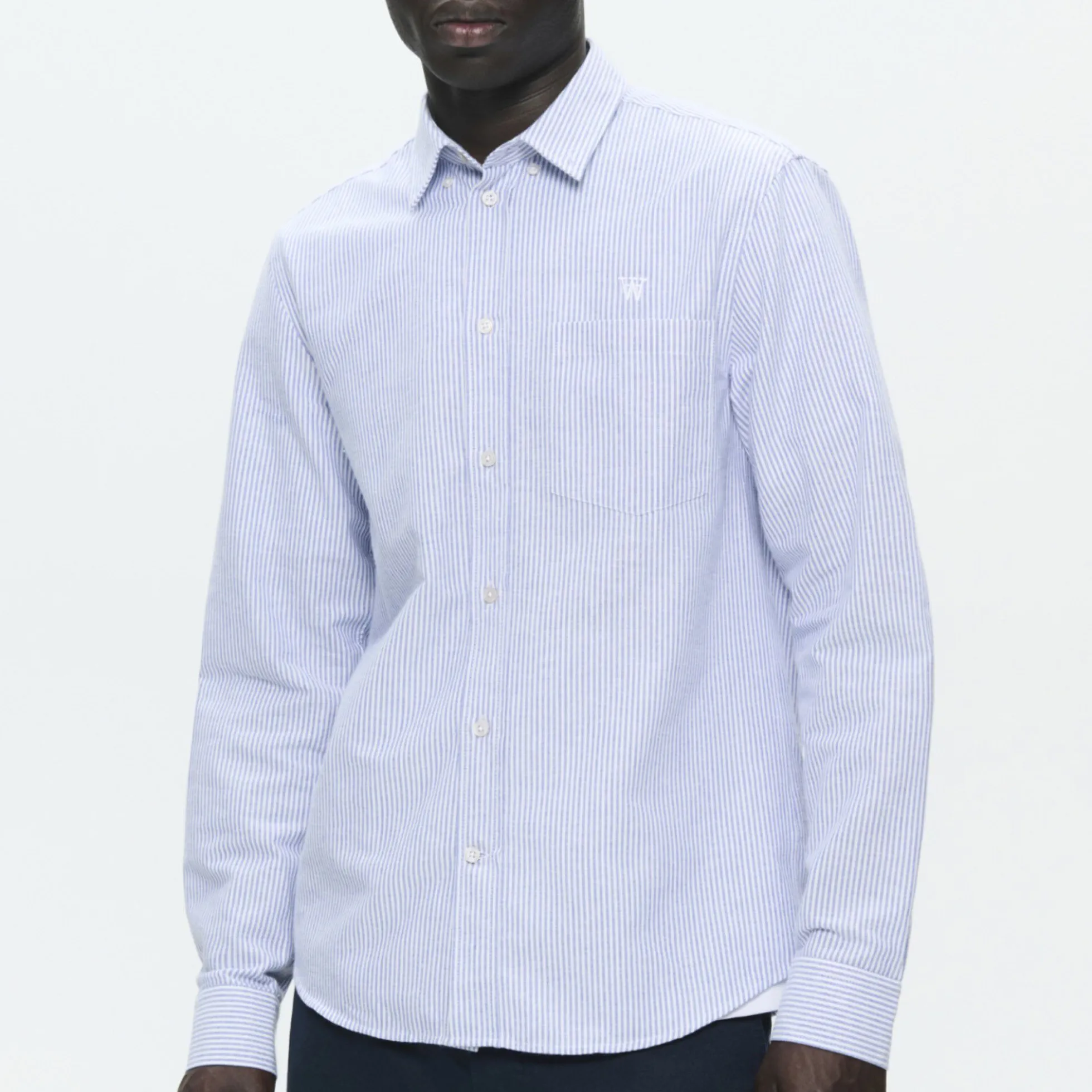 WWAdam Shirt, blue/white stripe