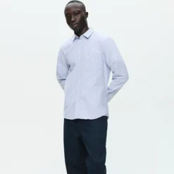 WWAdam Shirt, blue/white stripe