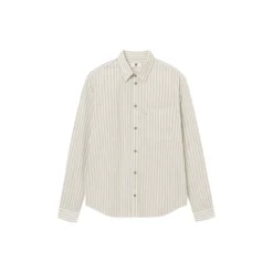 WWAdrian shirt, silver birch stripe