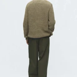 WWHalum crew neck, desert palm melange