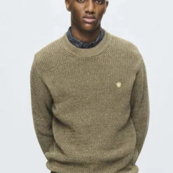 WWHalum crew neck, desert palm melange