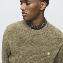 WWHalum crew neck, desert palm melange