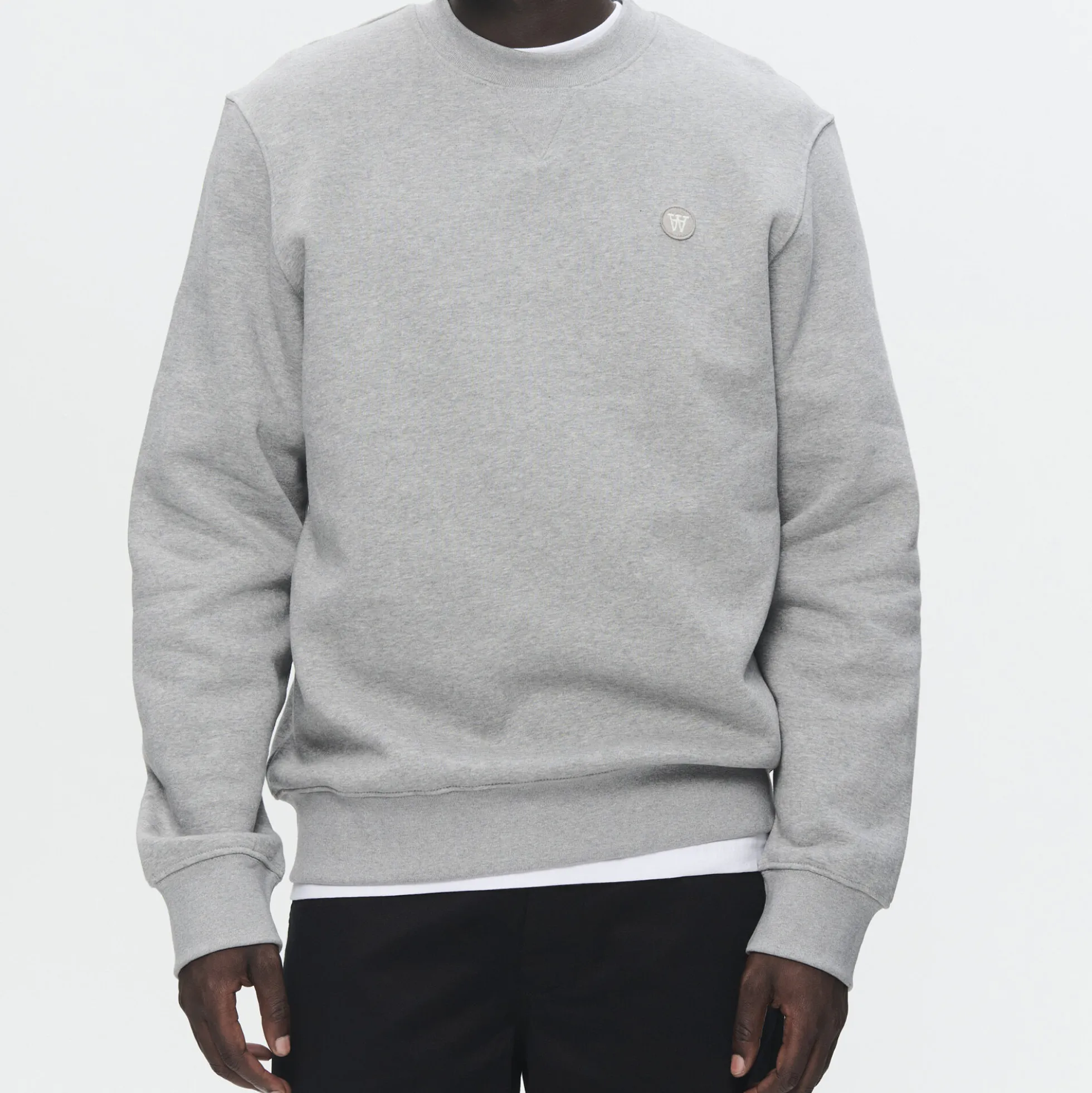 WWTye Sweatshirt, light melange grey