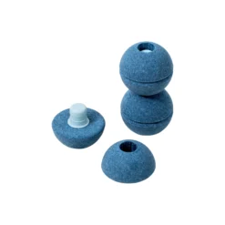 3 x skumbolde, deep blue/sky blue