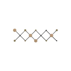 X•TEND knagerække, sort/eg
