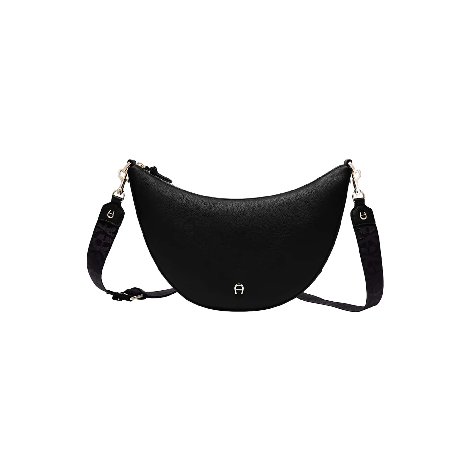 Zita Crossbody Bag M, black coloured